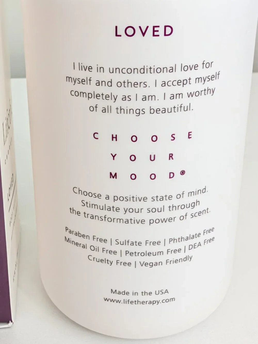 Life therapy Body Wash And Bubbling Bath LOVED New with Box 12oz/350ml